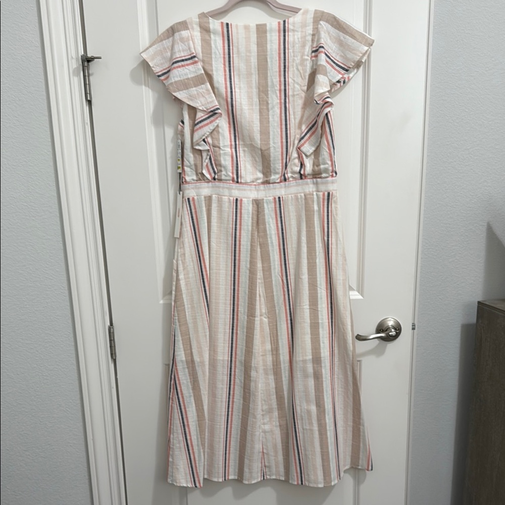 Striped Button-Down Dress - Picture 7 of 8